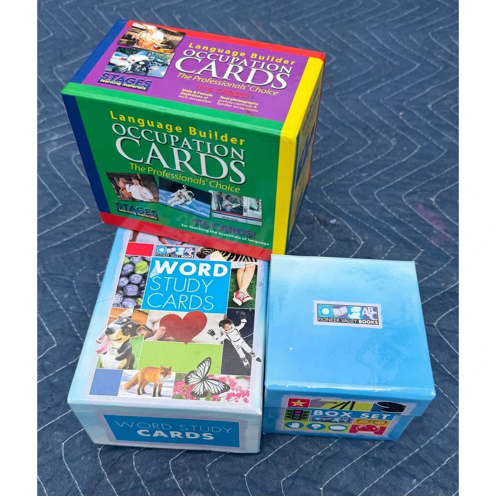 Stages Learning Materials educational flashcard